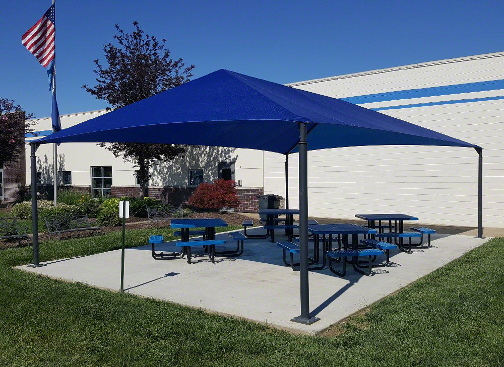 Perfect Shade Awning With UV Mesh Shadecloth Fabric - 20 x 30 Frame