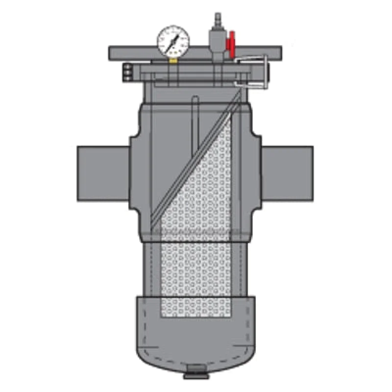3/4" Spears PVC Basket Strainer - SPG - EPDM - SS6 Mesh (BS27S6-007)