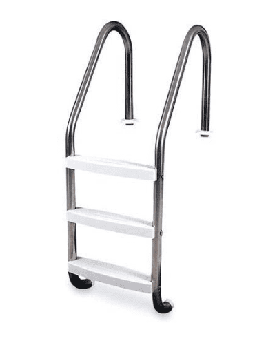 Northern Stainless Bronze Series Ladder - 3 Tread - White