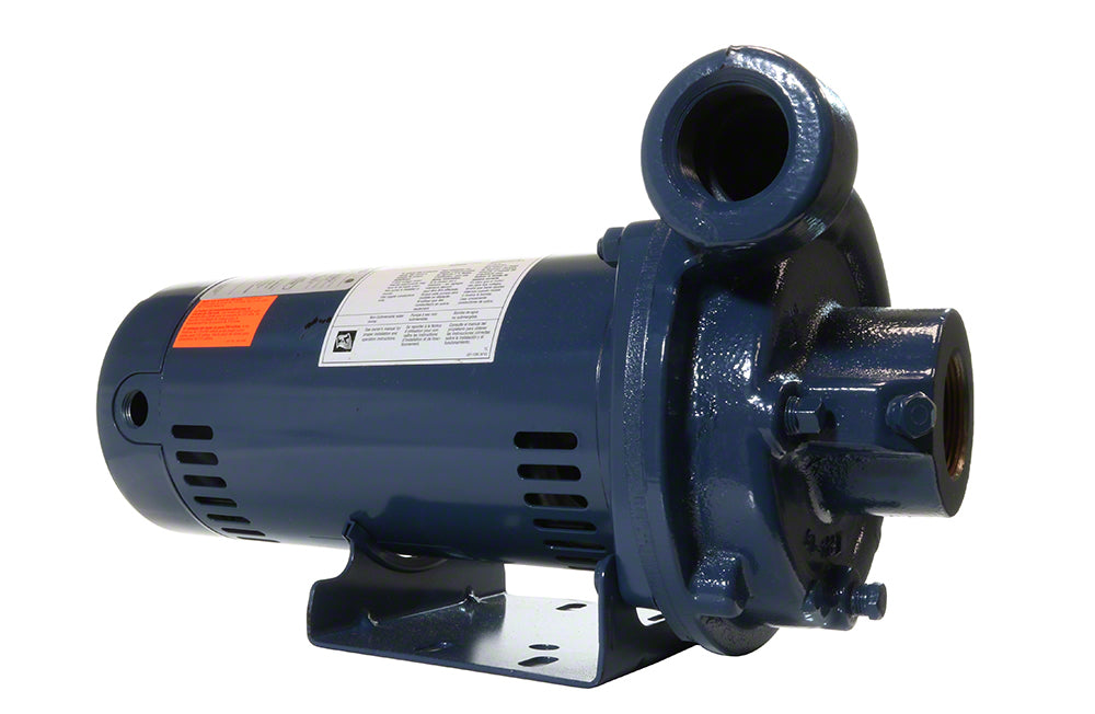 JB Series Centrifugal 1 HP Pump 208-230/460 Volts 3-Phase Medium Head - 1-1/2 x 1-1/4 Inch