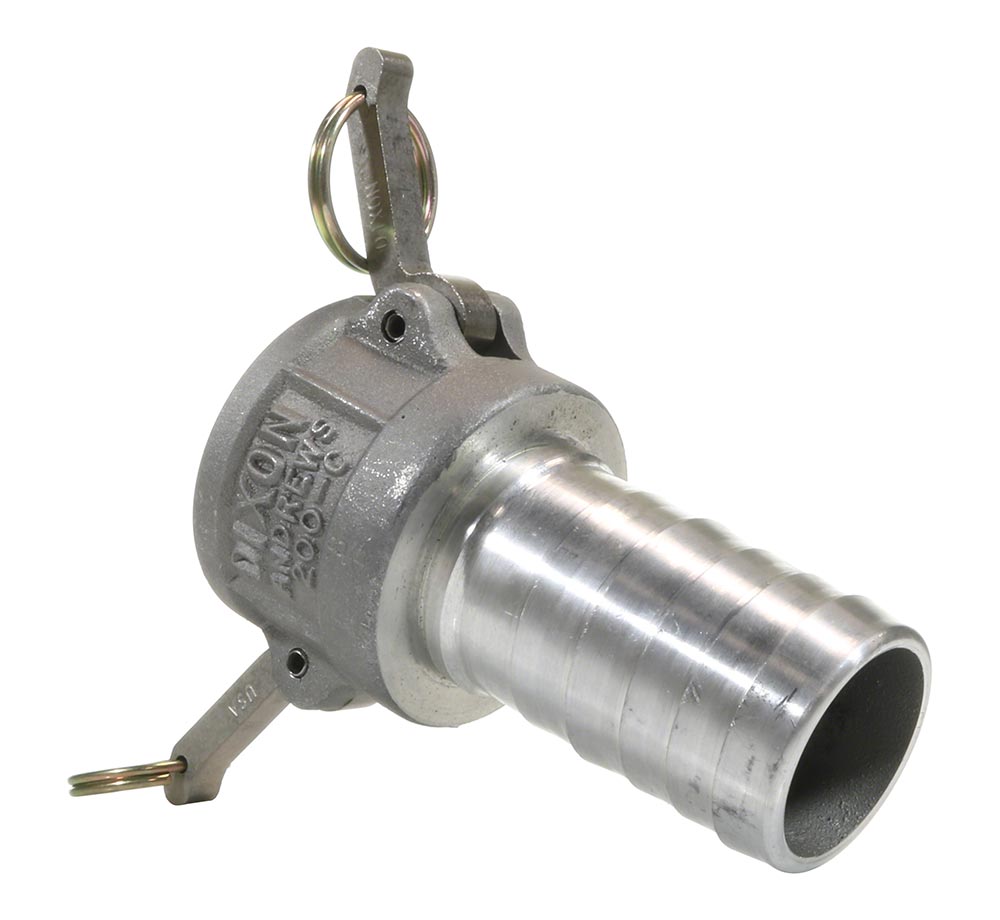 Aluminum Female Coupler and Hose Shank - 2 Inch - Type C
