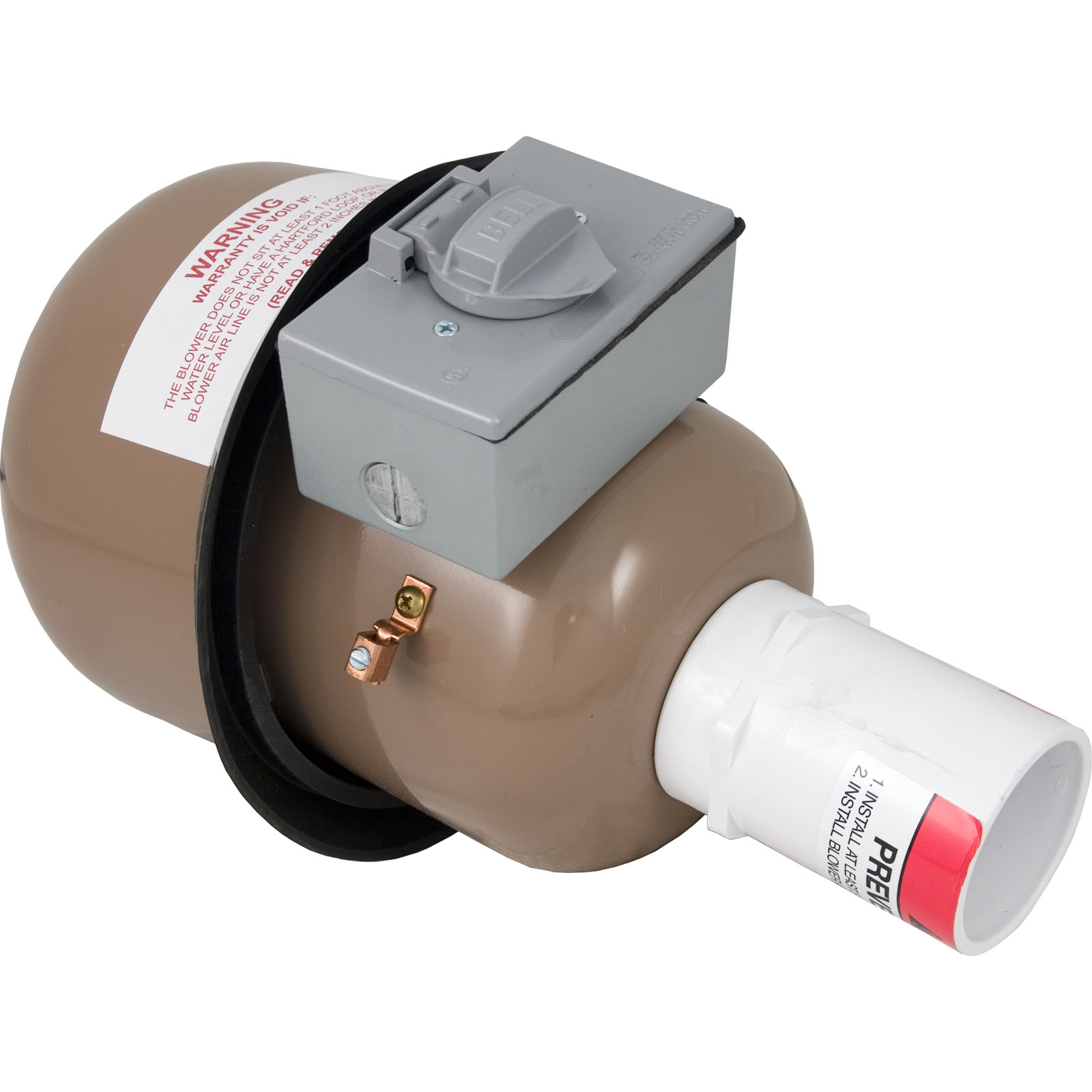 Blower, Zodiac Polaris Metal, 2.0hp, 115v, 9.0A, Hardwire |1-566-01