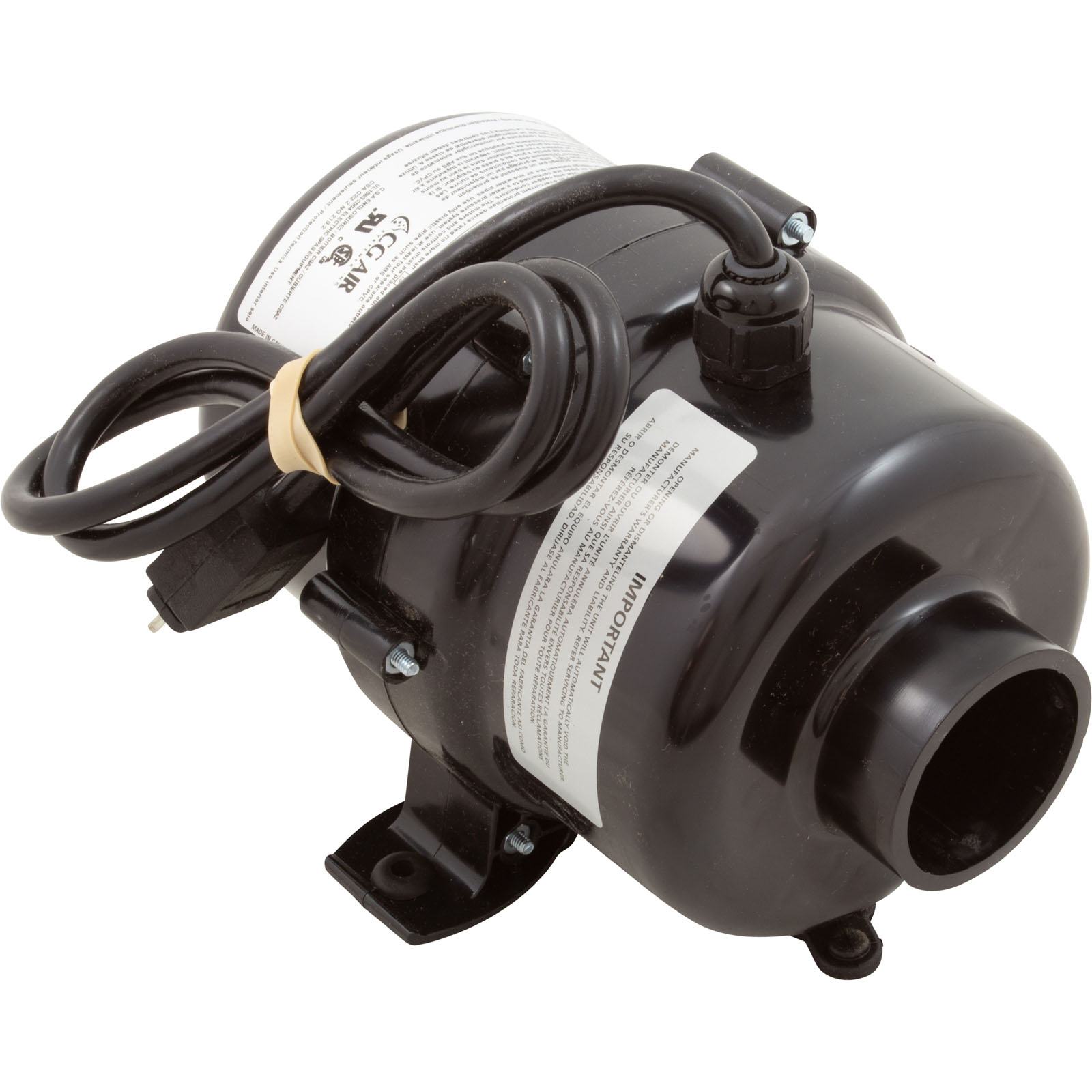 Blower, CG Air Millenium Eco, 115v, 7.0A, 3ft Molded Cord |ME-750-120/60B2