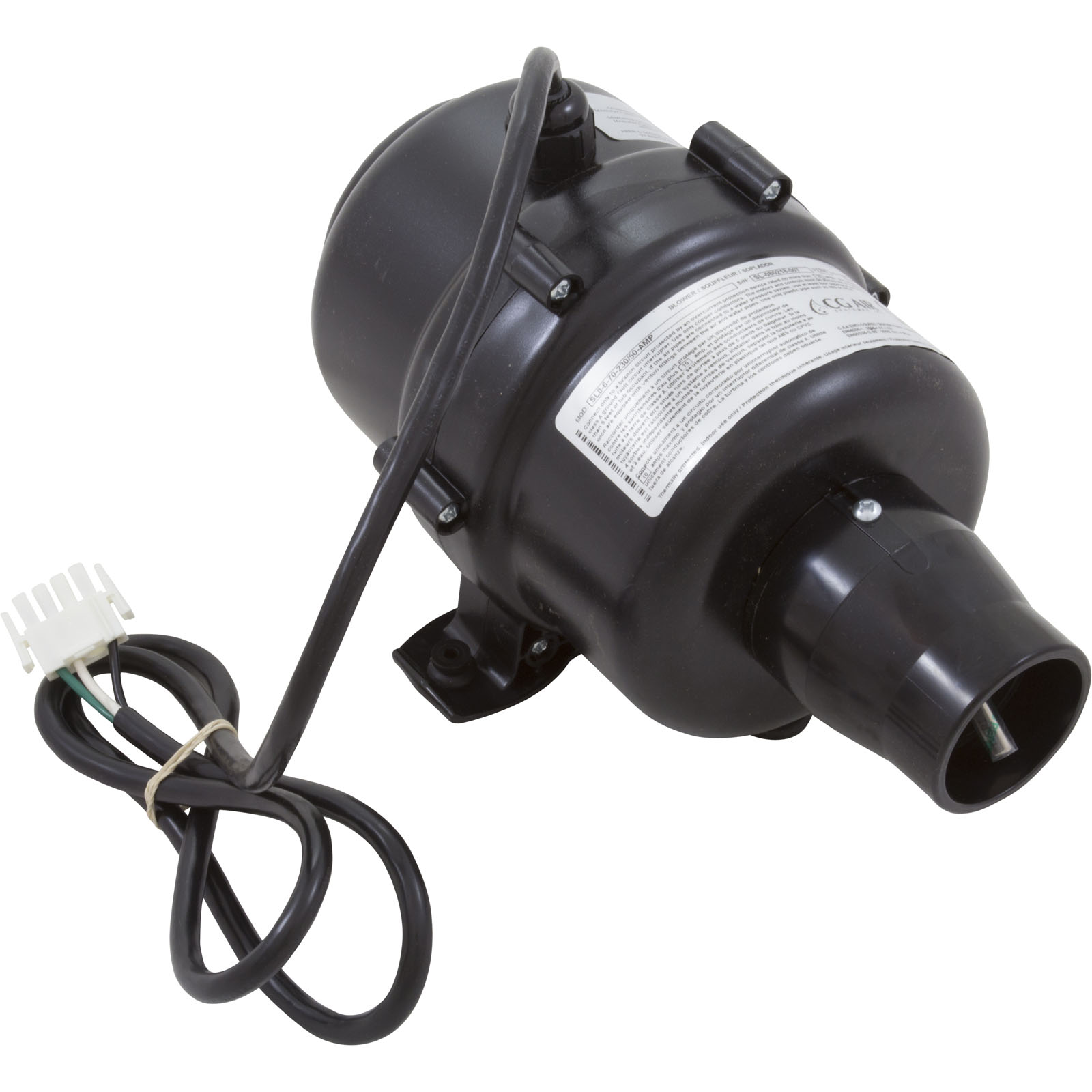 Blower, CG Air SL0, 230v, 7ft Amp, Heater, 50Hz |SL0-6-70-230/50-AMP