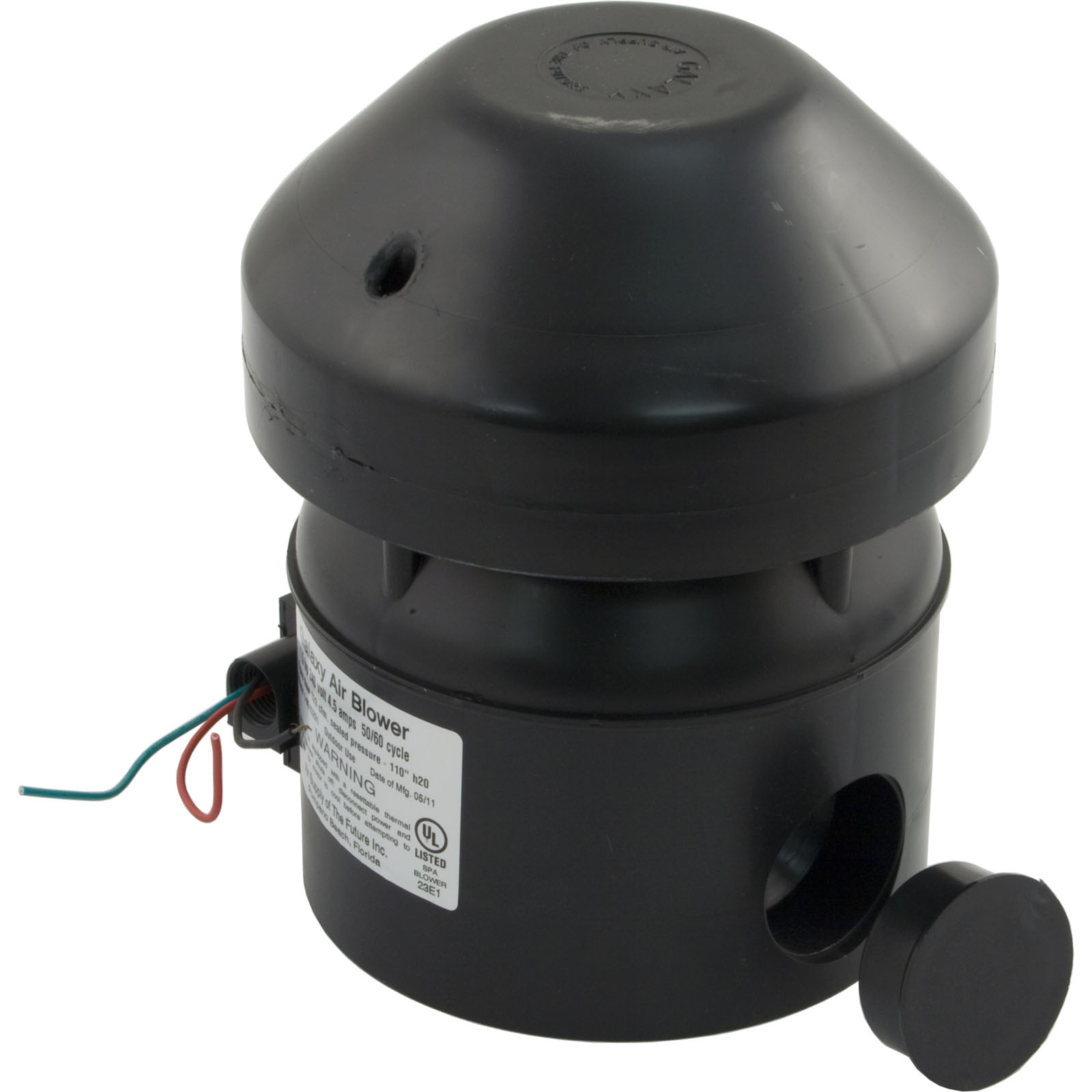 Blower, Air Supply Galaxy Supreme, 1.5hp, 230v, 4.5A, Hardwire |6515201
