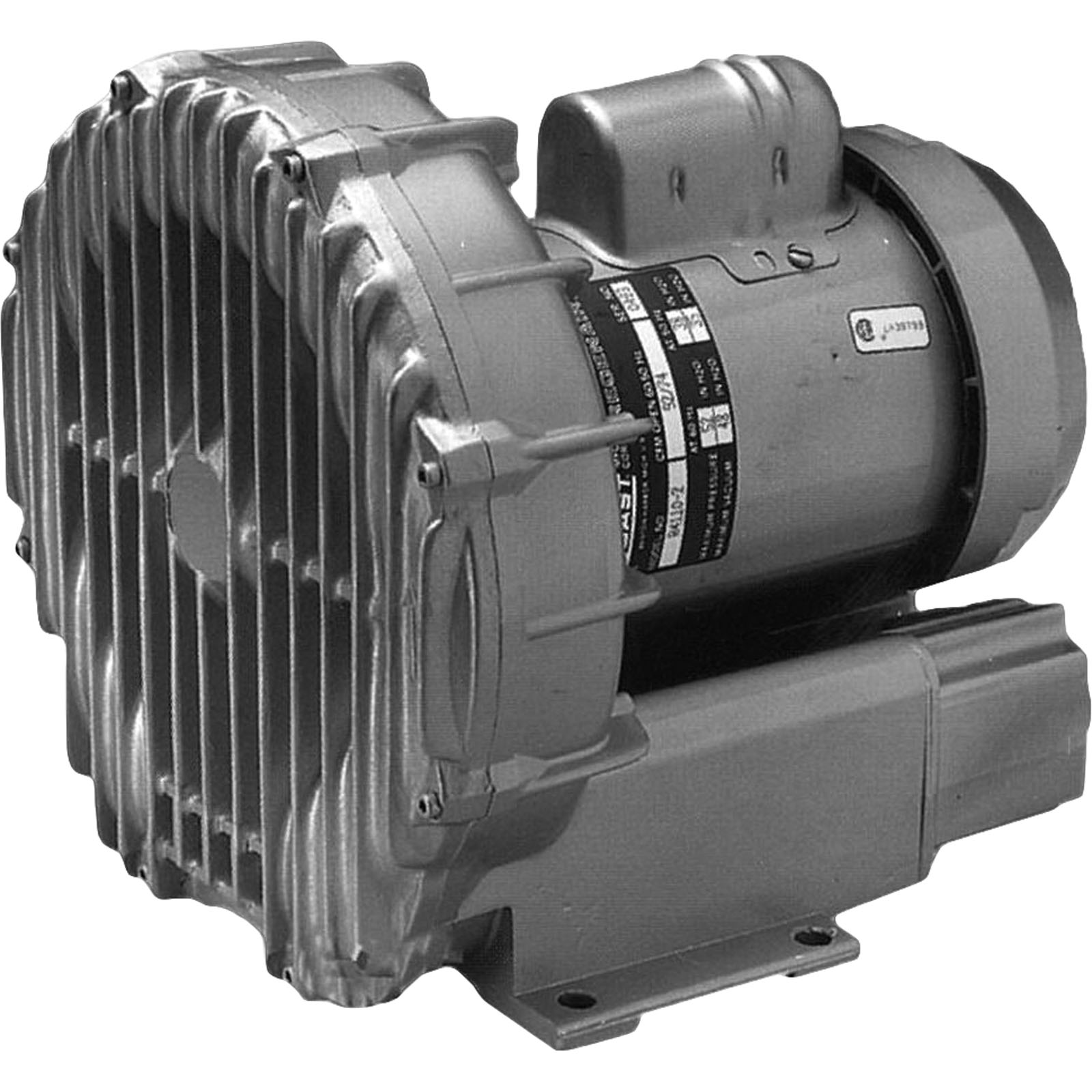 Commercial Blower, Gast, 1.5hp, 115v/230v, Single Phase |R4P115