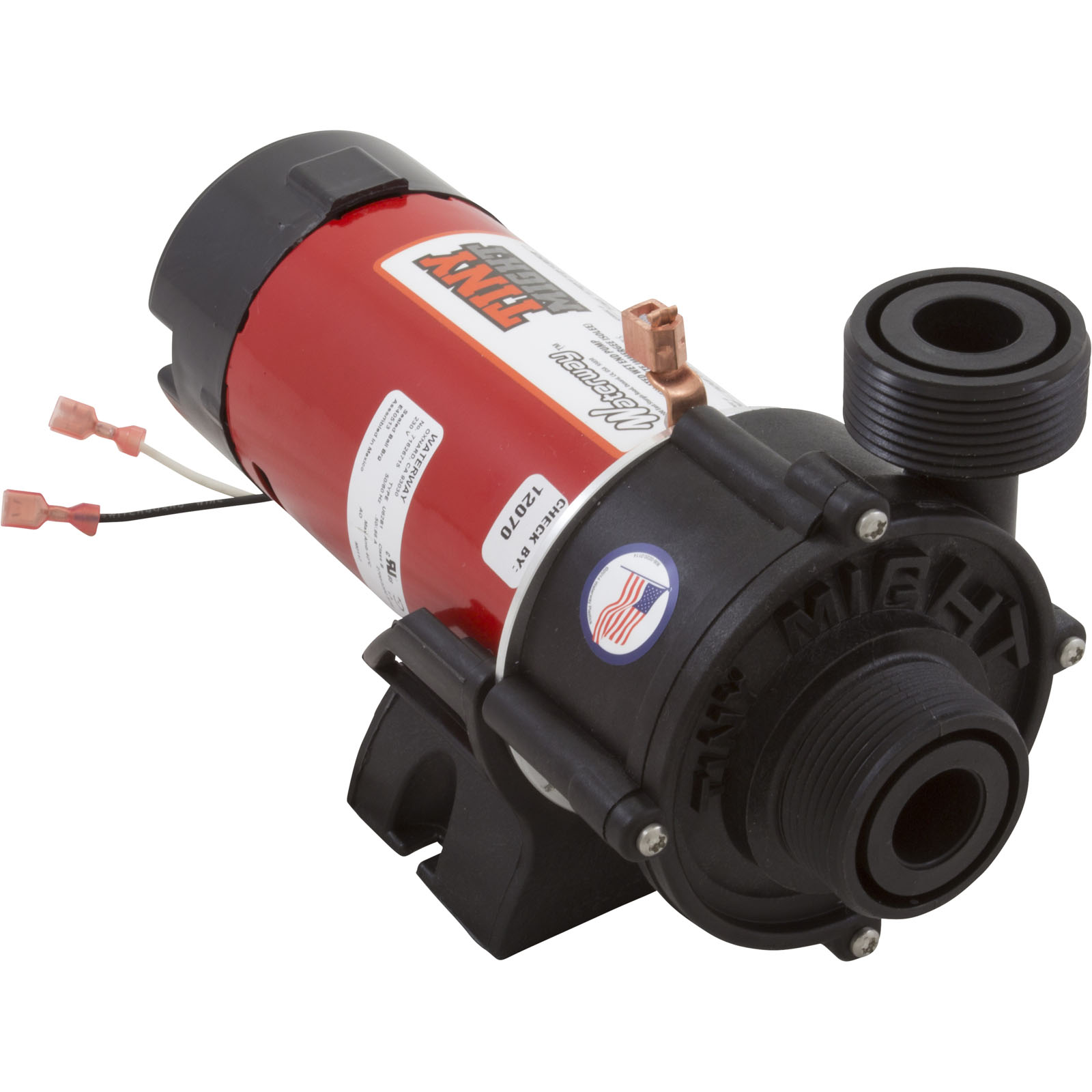 Waterway Tiny Might Spa Circulation Pump — 1/16 HP 230V 1″ Union Side Discharge | 3312620-14