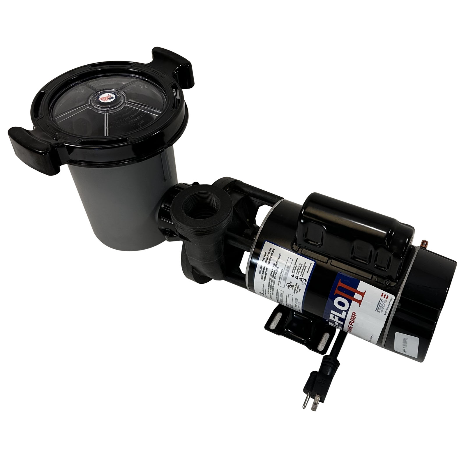 Pump, WW Hi-Flo II, 1.5SPL, 2-Spd, 115v, 6″Trp, ft Nema, Vert |SD-10-2-N