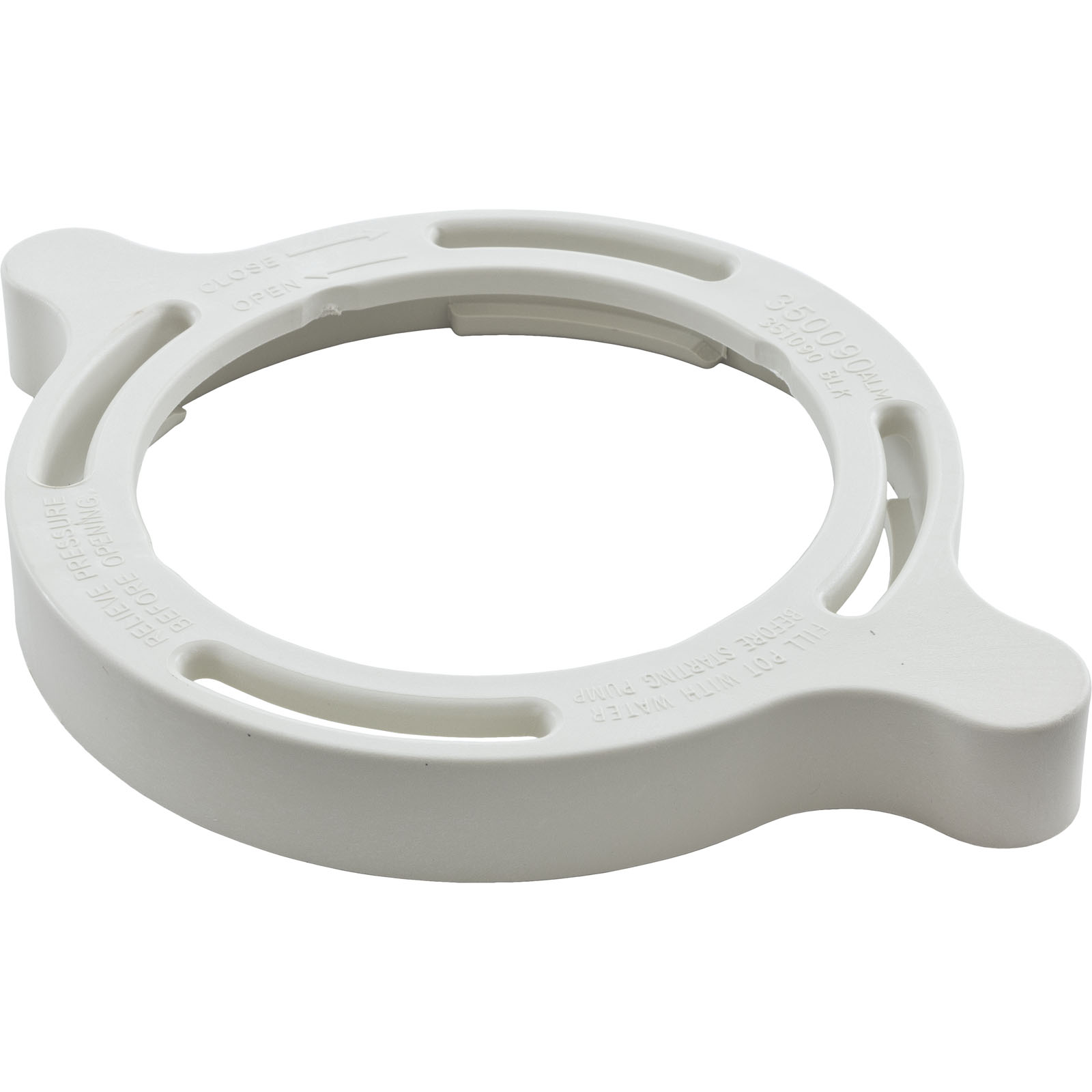 Clamp Ring, Pentair SuperFlo, Trap Lid, White | 350090