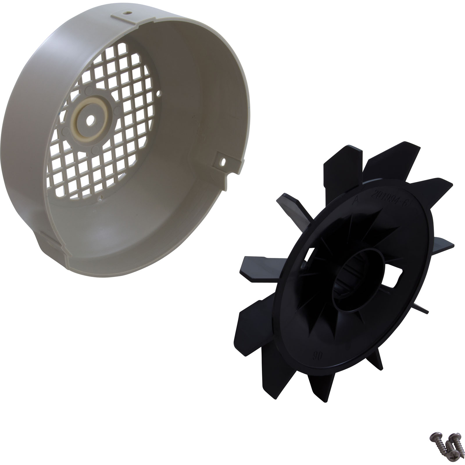 Fan Motor Assembly, Pentair Purex IntelliFlo VF/VS, Almond | 352401