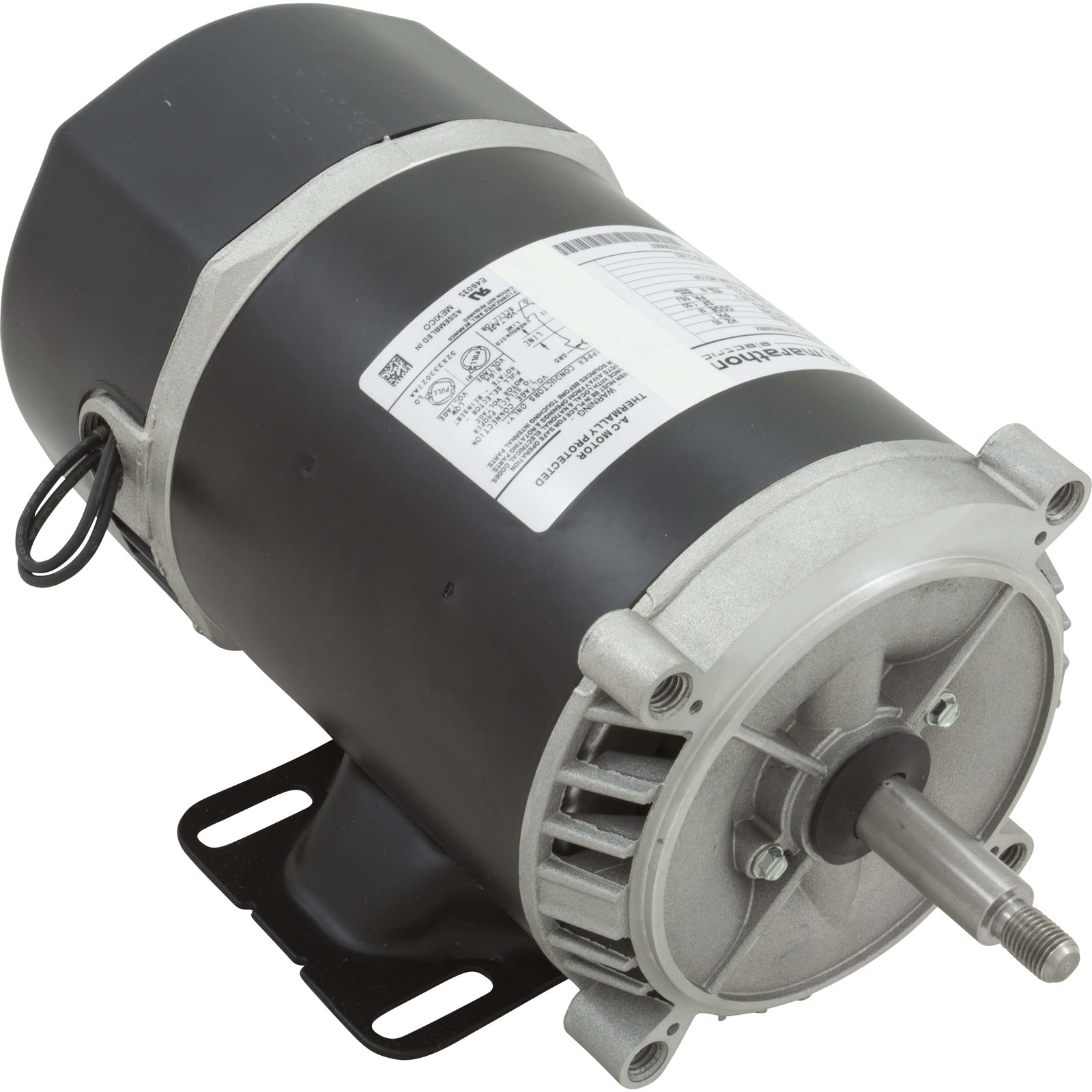 Motor, Marathon, 0.75hp, 115v/230v, 1-Spd, 56Jfr, C-Face Thd | 5U171
