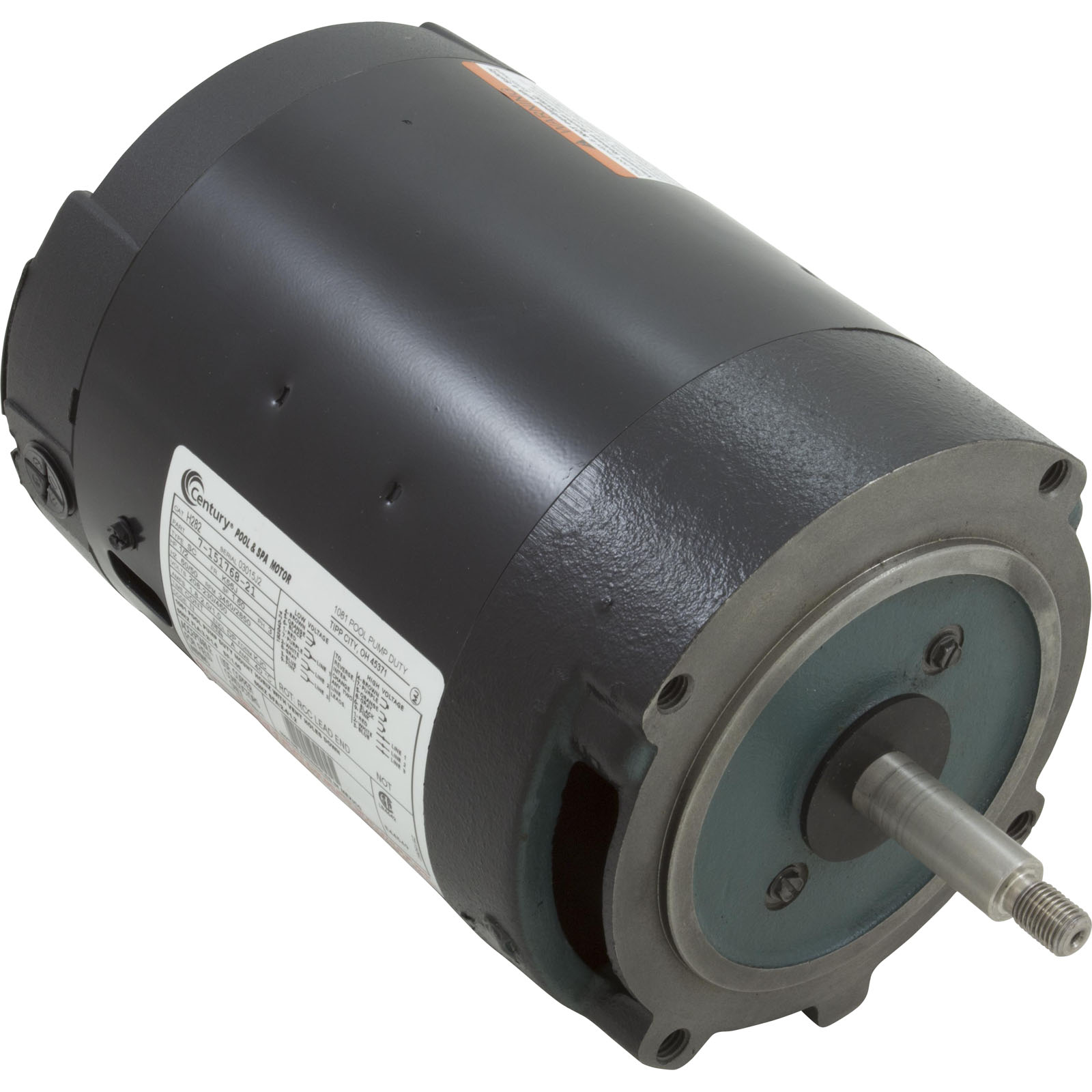 Motor, Century, 0.5hp, 208v-230v/460v, 3ph, 56Jfr, C-Face Thd | H282