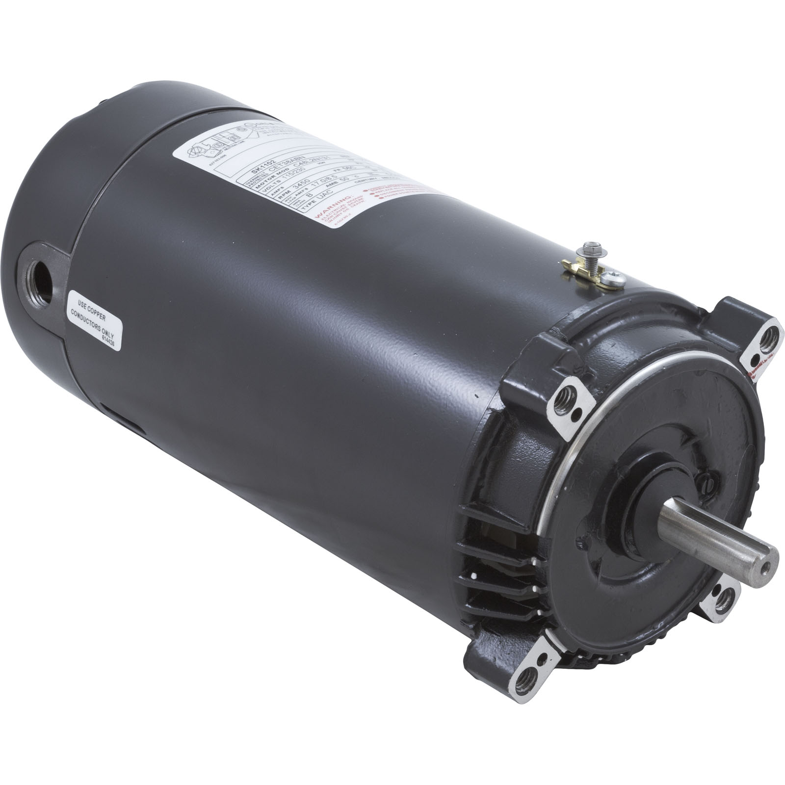 Motor, Century, 1.0hp, 115v/230v, 1-Spd, 56Cfr, C-Face Key | SK1102