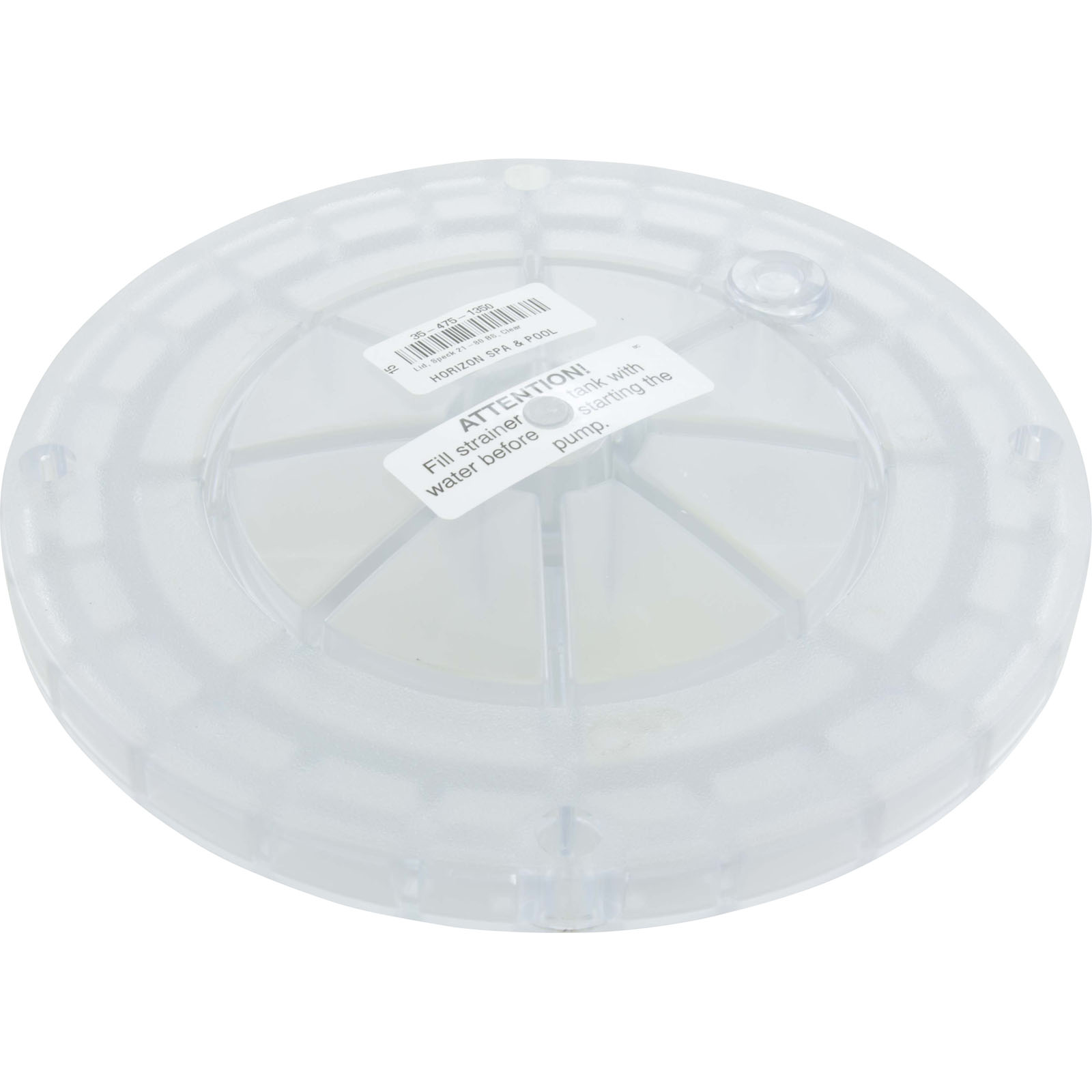 Lid, Speck 21-80 BS, Clear | 2920916000