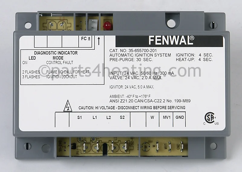 Kidde-Fenwal35-655700-20124 VAC Hot Surface Ignition Control Board Module