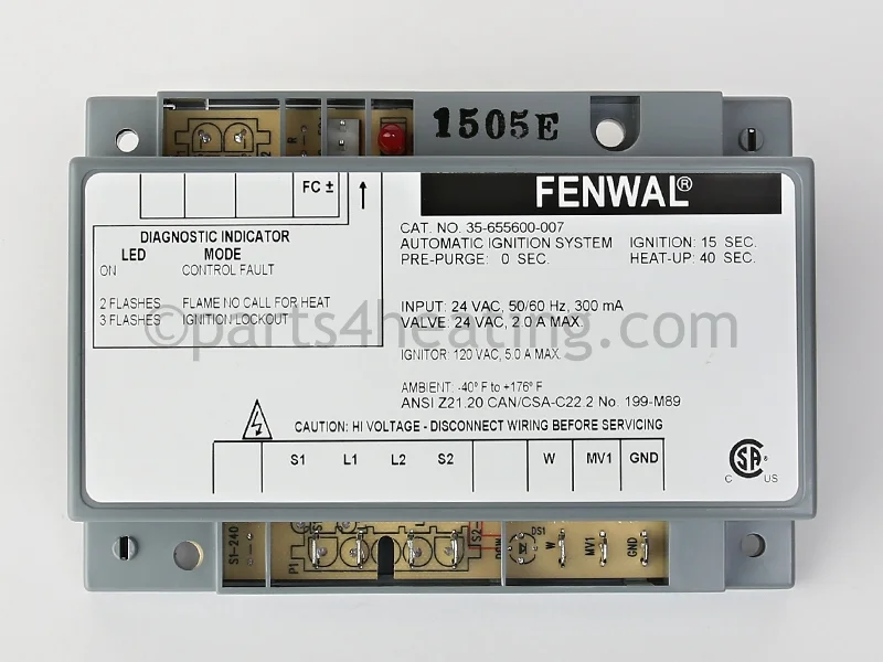Kidde-Fenwal35-655802-00724 VAC Hot Surface Ignition Control Board Module