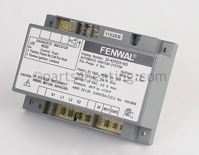 Kidde-Fenwal35-655928-005Ignition Control Board 24 VAC Hot Surface CE/CSA