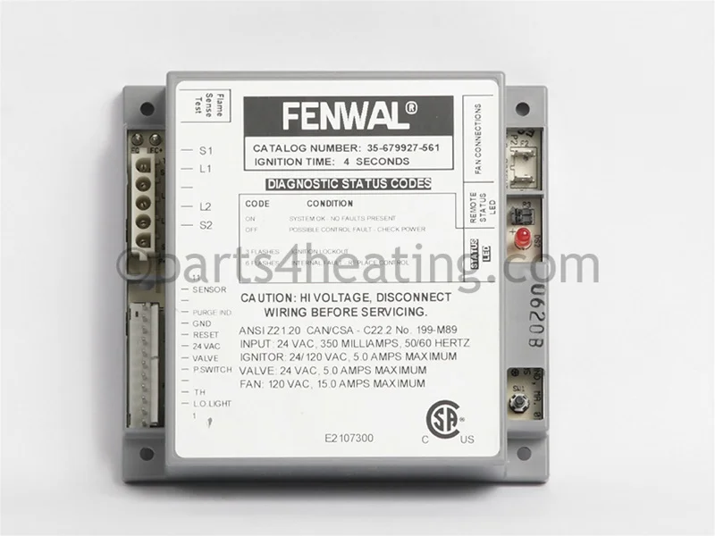 Kidde-Fenwal35-679911-57124 VAC Proven Hot Surface Ignition Control Board With Blower Relay