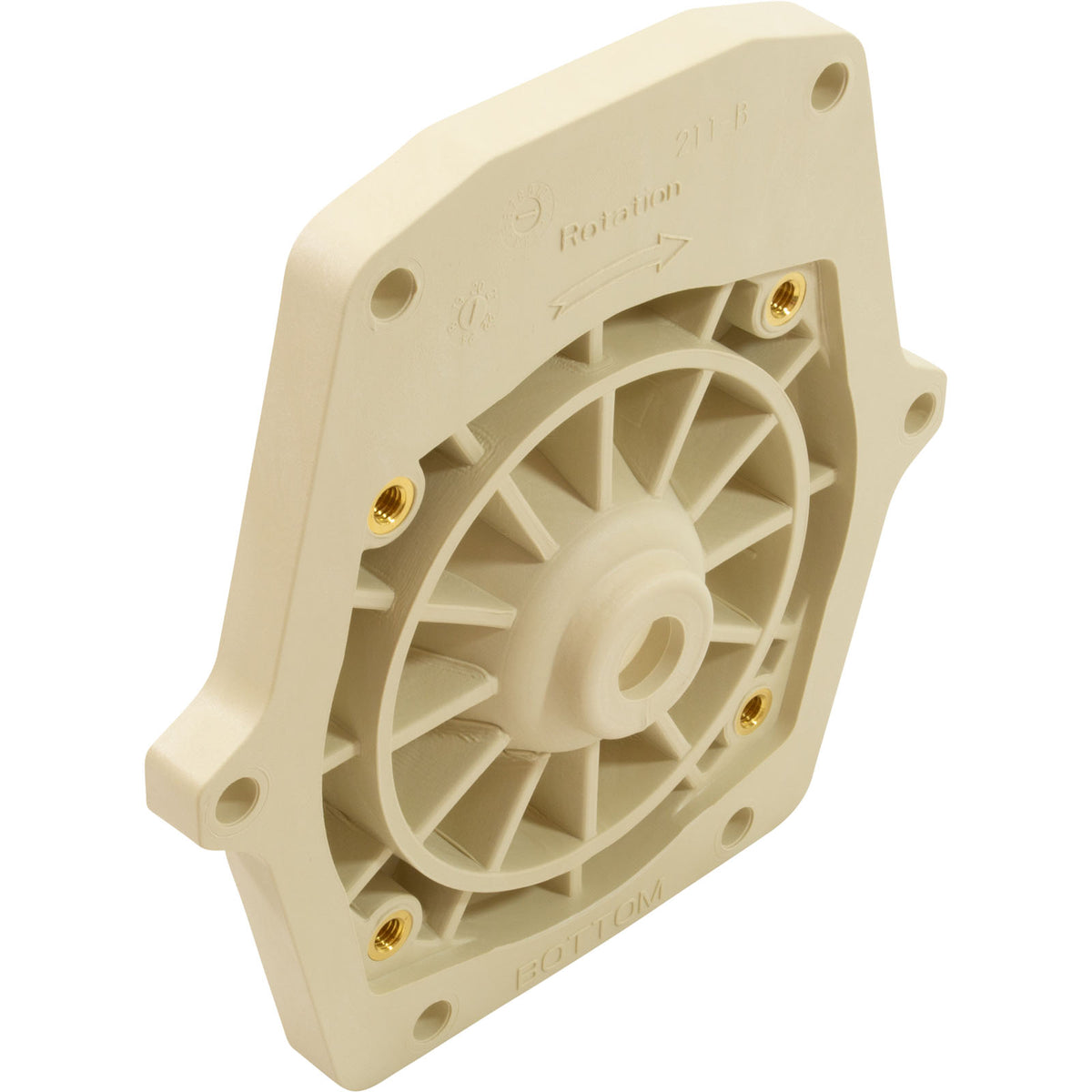Pentair 350201 Seal Plate Almond for Pentair Purex IntelliFlo VS Pumps
