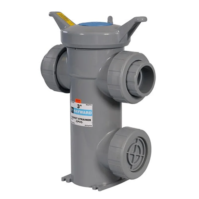 4" Hayward Platinum GFPP Simplex Basket Strainer, FPM O-Rings, Threaded ends(SB4P400T)