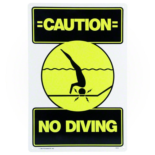 Poolmaster No Diving Sign 40344