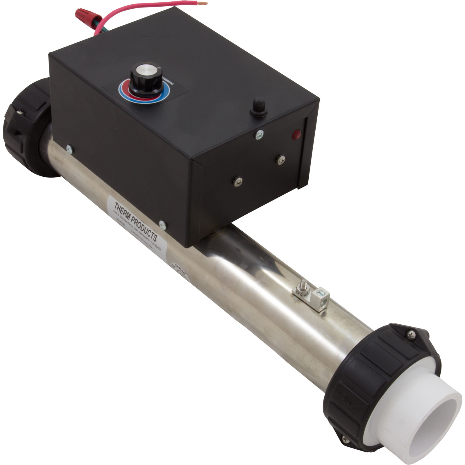 Heater, FloThru, Aquatemp, 15″ x 2″, 230v, 5.5kW | 26-0000ABX-7S-K