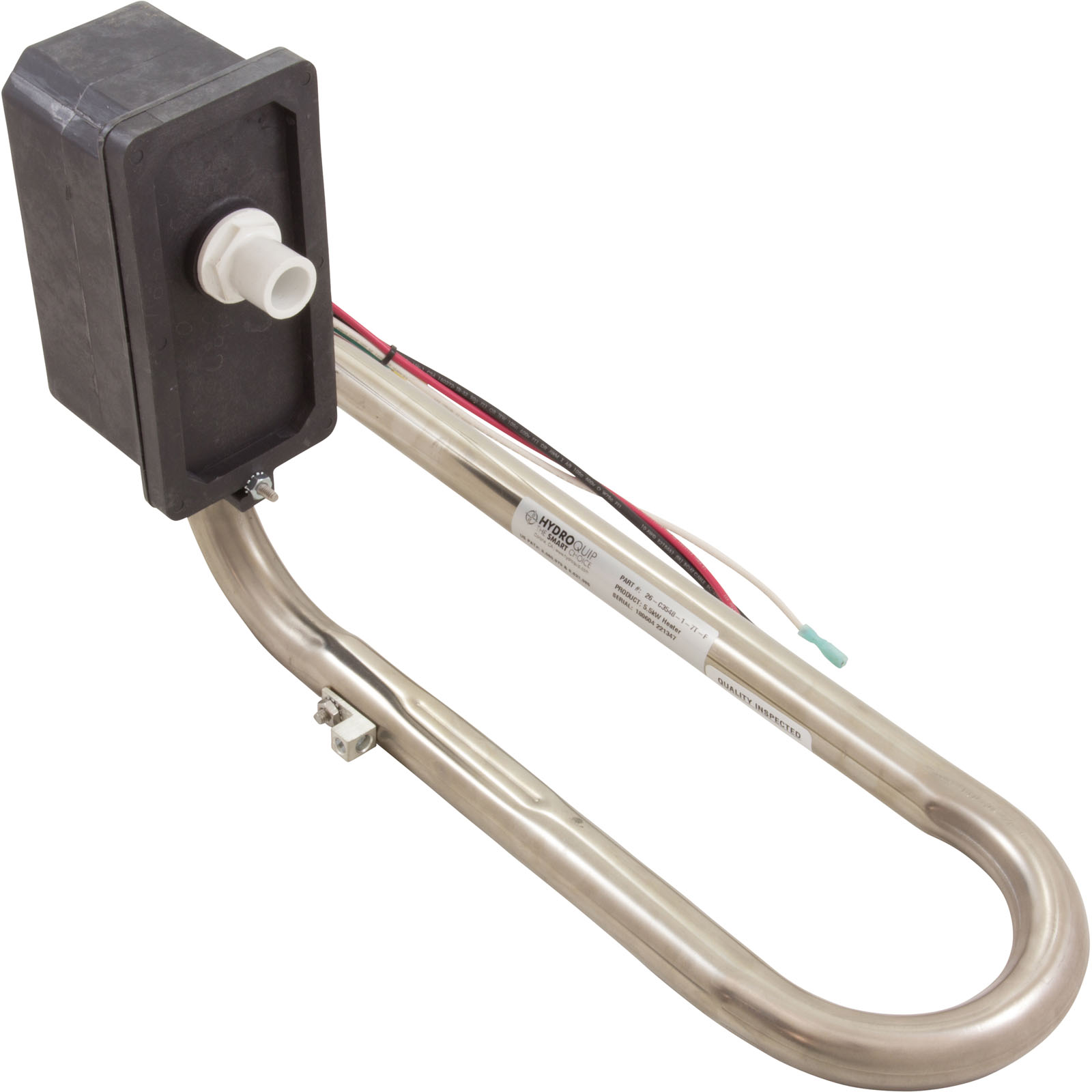 Heater, LowFlow, D-1 Tri-Bend, 2.1/3.4kW, 115/230v | 26-C3548-1-7T-K