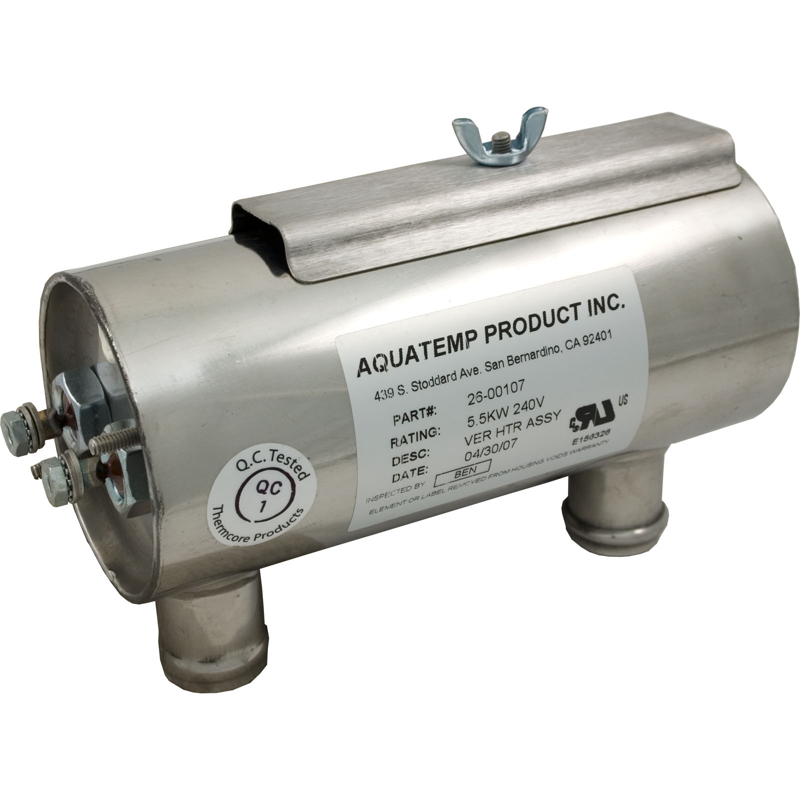 Htr, LowFlow, Discovery Repl, 6-5/8″x 3″, 230v, 5.5kW, w/o Box, Gen | 26-00107