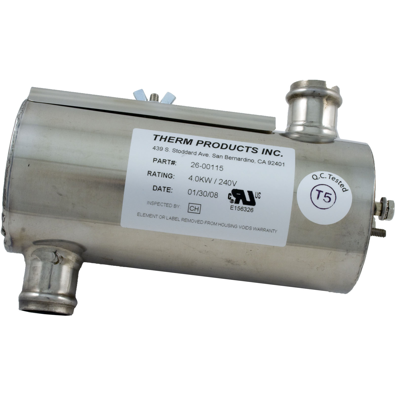 Heater, LowFlow, Infinity Repl, 6-5/8″ x 3″, 230v, 4.0kW, Generic | 26-00115