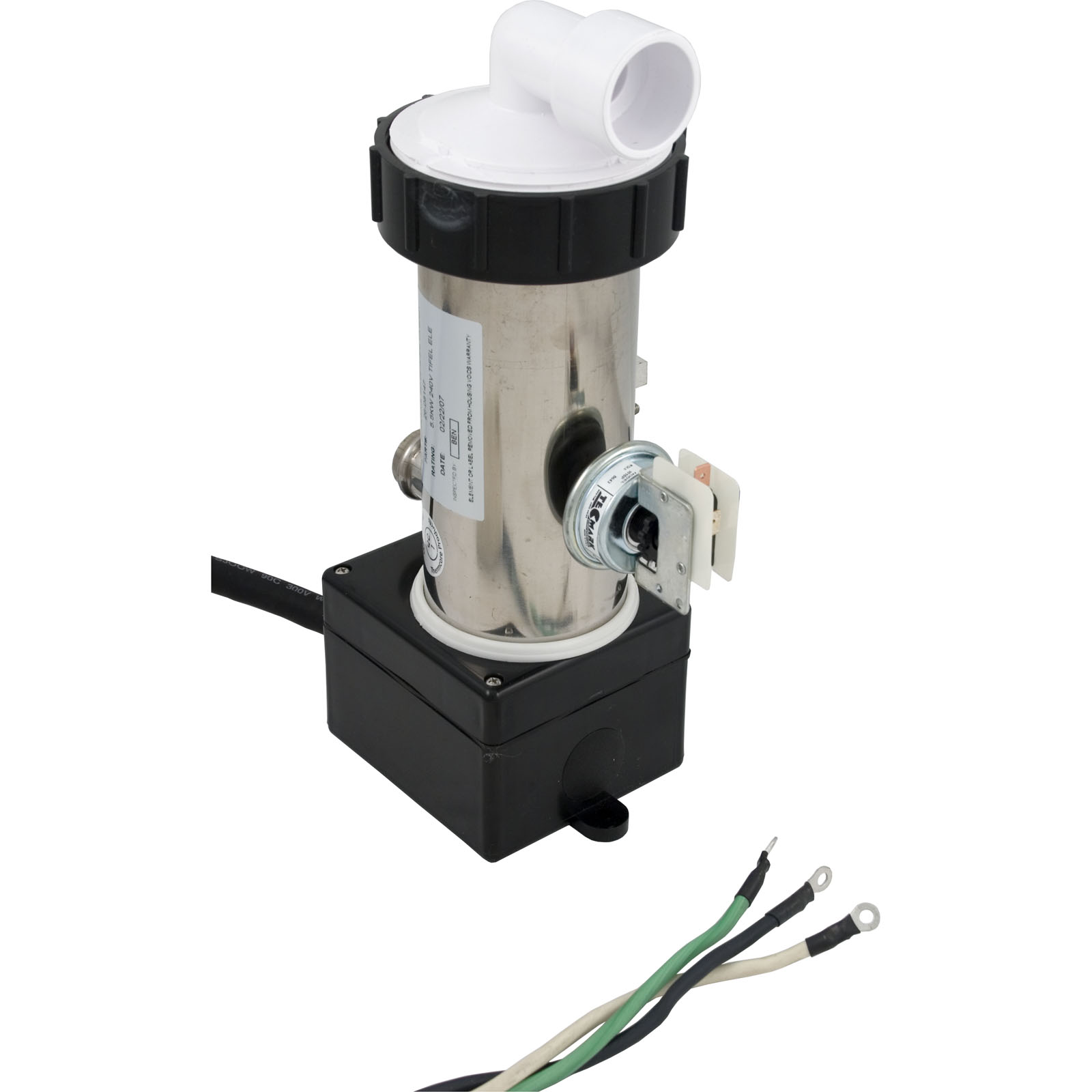Heater, LowFlow, Sunbelt Repl, 6.469″ x 3″, 230v, 5.5kW, Gen | 26-08147