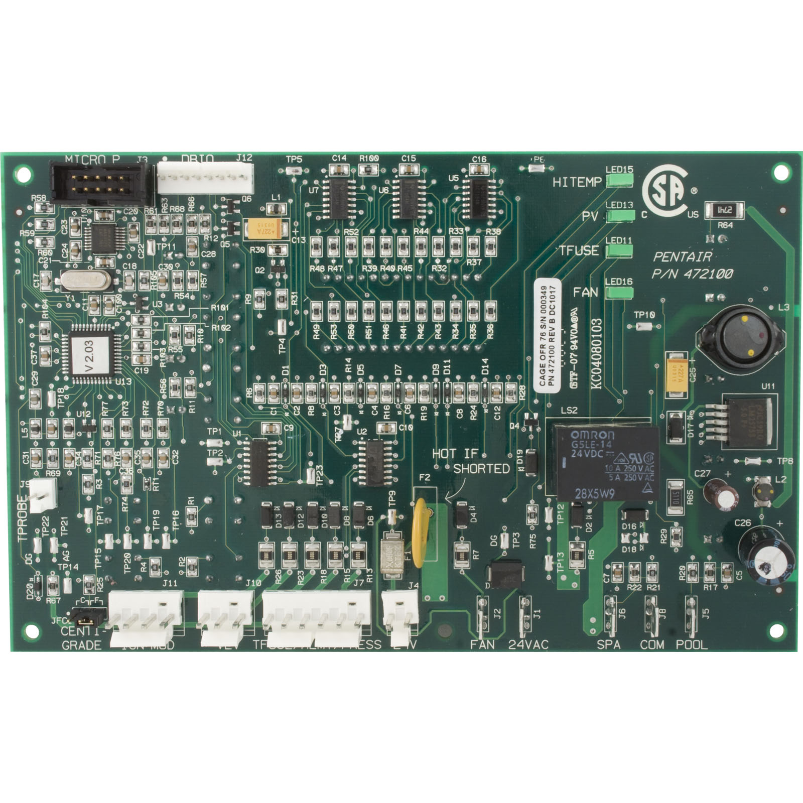 PCB, Pentair Minimax NT, DDTC Control | 472100