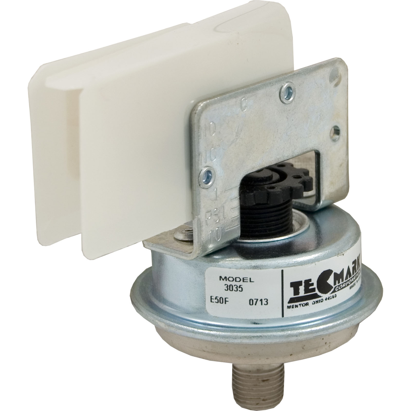 Pressure Switch 3035, 25A, Tecmark, 1/8″mpt, SPNO, 1-10 PSI | 3035