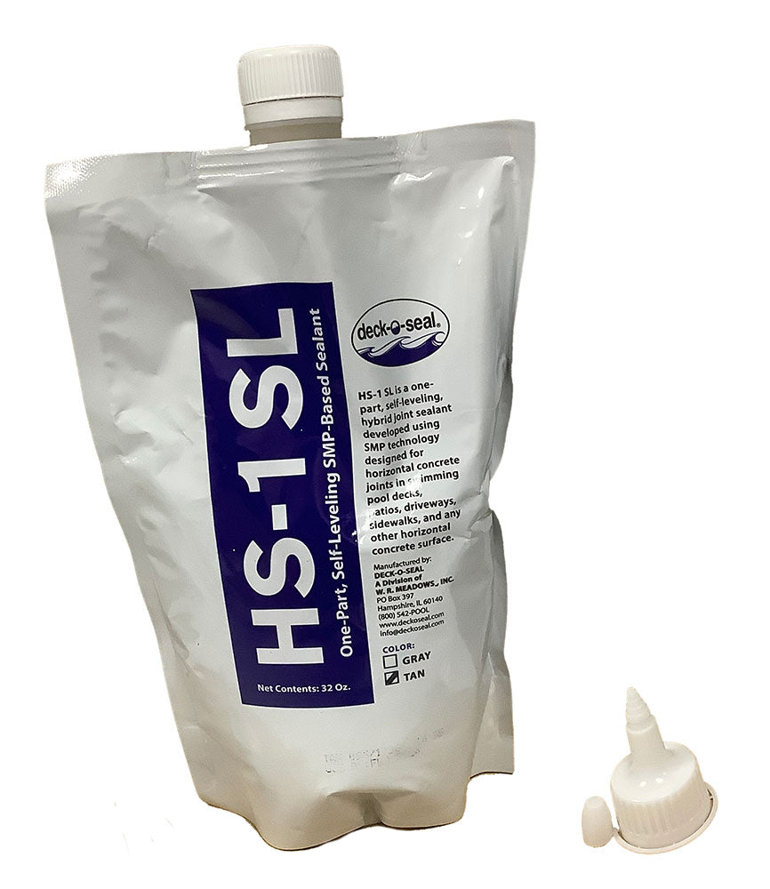 Deck-O-Seal HS-1 SL Self-Leveling Joint Sealant Tan - 32 Oz. Pouch
