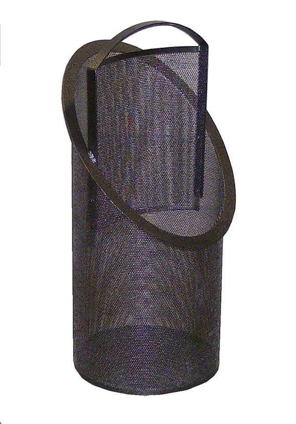 Guardian 10-12 Inch Epoxy Coated Stainless Strainer Basket with 1/2 Inch Perforation