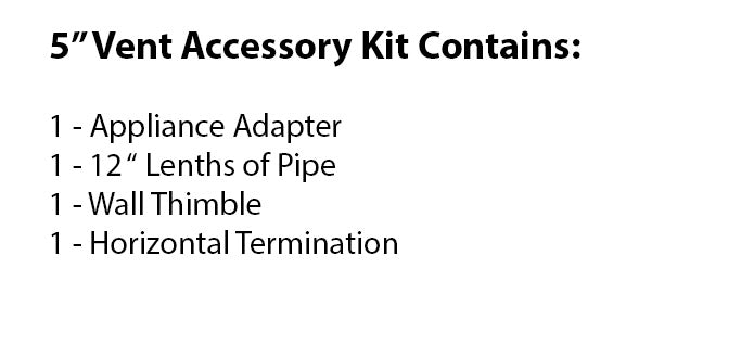 LXi 250/300 Category III Sidewall Vent Kit - 5 Inch