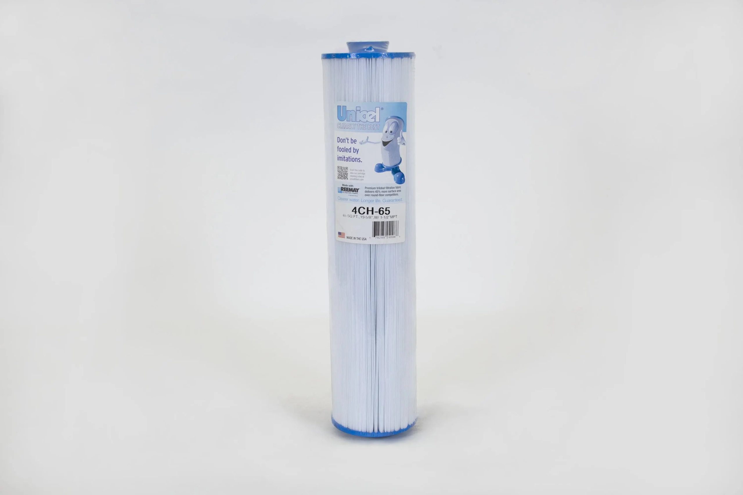 Unicel | 4CH-65 | Cartridge Filter – 65 Sq. Ft., 19-5/8" Length, 1-1/2" MPT (V) Threaded Fitting