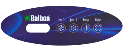 11764 BalboaTopside Control Overlay, 4-Button, VL240