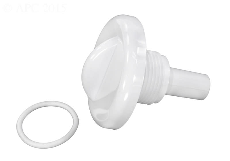 Balboa Air Control Stem Assembly, Slimline 1", White
