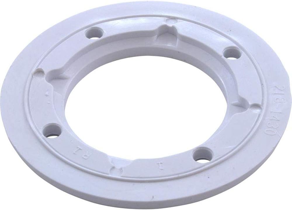 Waterway | 218-1430 | In-Ground Pool Wall Fitting Faceplate Assembly White