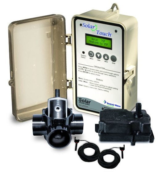Pentair SolarTouch Solar Control System w/3-way Solar Valve, Actuator & Temp Sensors (521592)