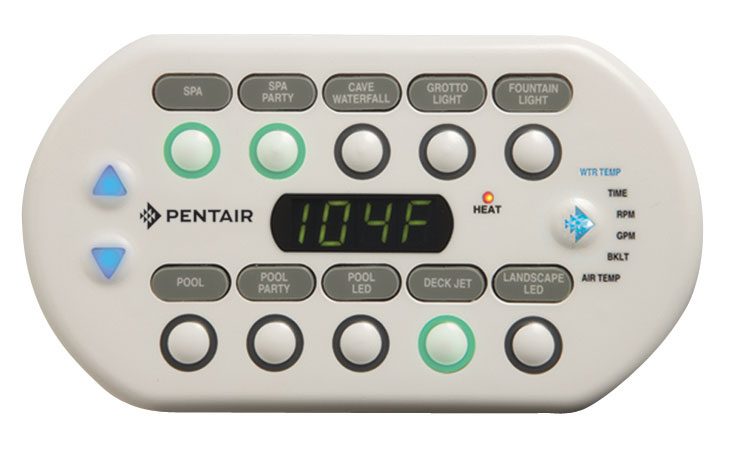 Pentair Spa Command Spa-Side Remote, White, 250 ft. Cord (521179)