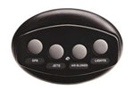 Pentair iS4 Spa Side Remote Black 100FT 521892
