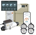 Pentair IntelliCenter i8PS Pool/Spa System with Load Center, Wireless, IntelliChlor Plus40 Salt Cell, Two IntelliValve Actuators 523961