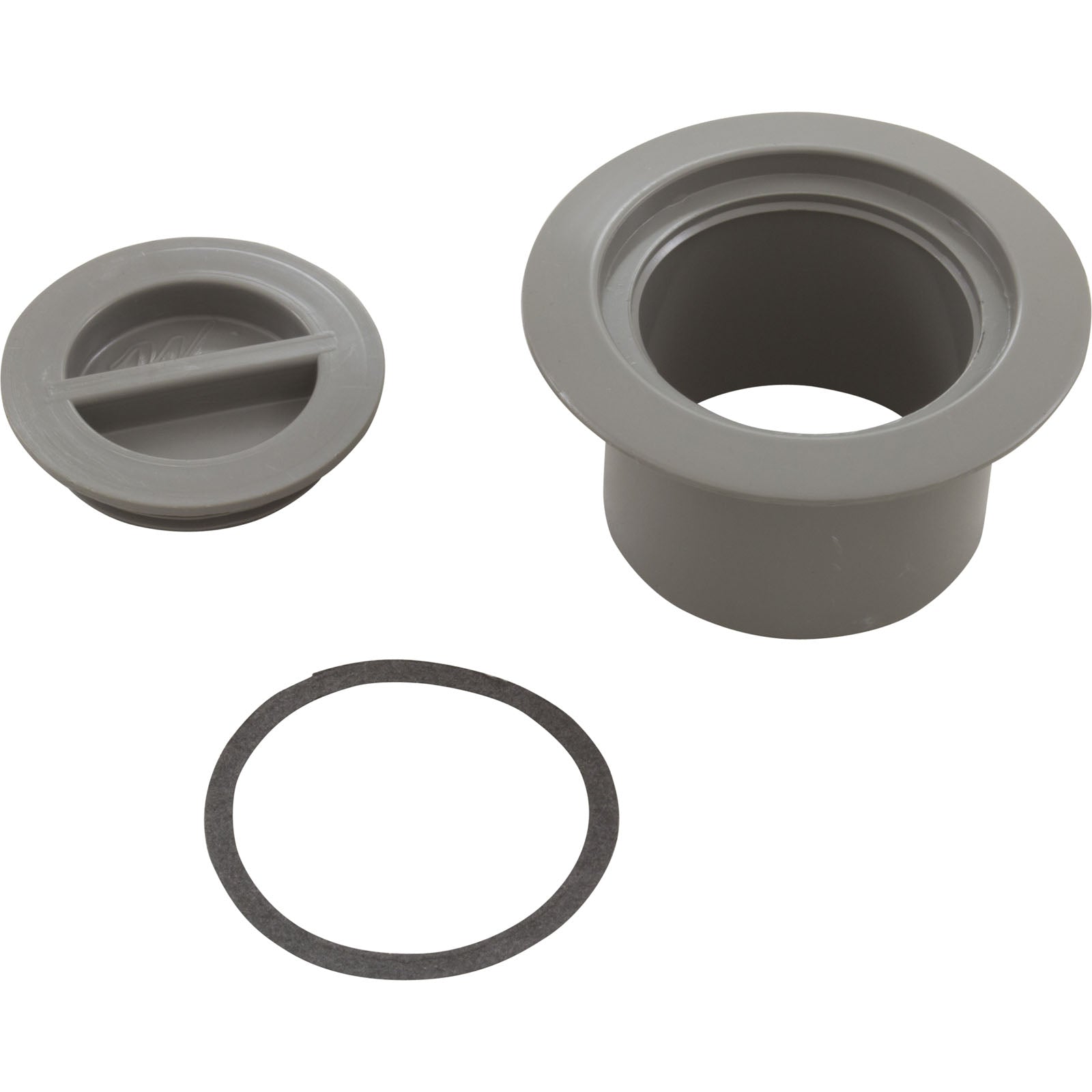 Volleyball Pole Holder Flange & Plug Assy-Gray