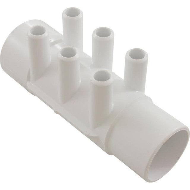 Waterways 672-7380 Manifold 3/4" Smooth Barb, 6 Port, 2" Slip x 2" Spigot