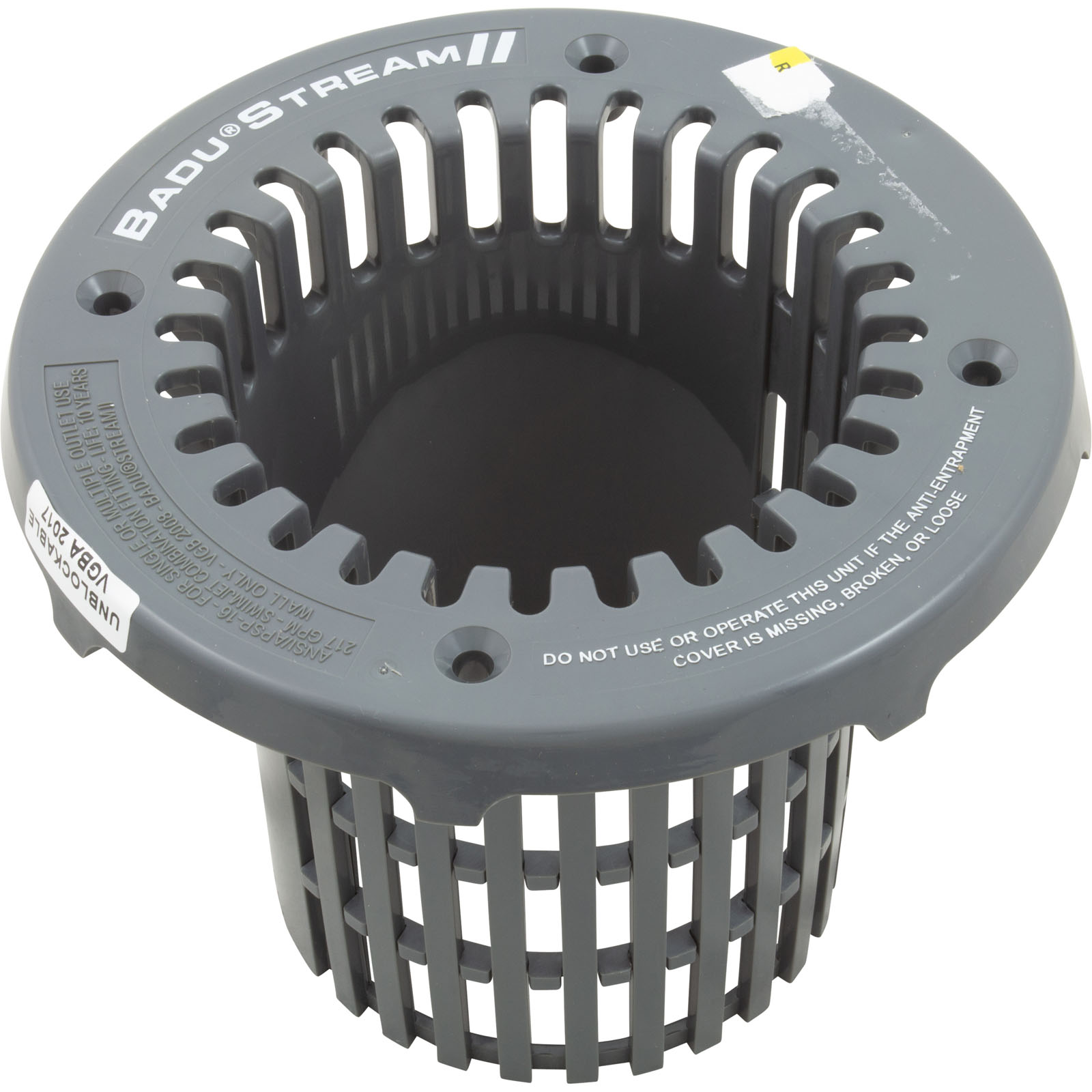 Cover, Speck Badu Stream II Jet, Round, Gray | 2308760004G