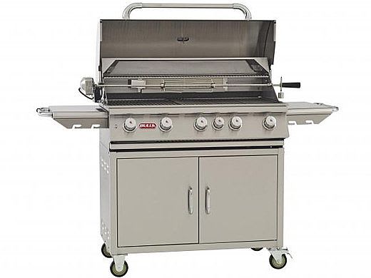 Bull BBQ Brahma 38" 5-Burner Natural Gas Cart with Lights