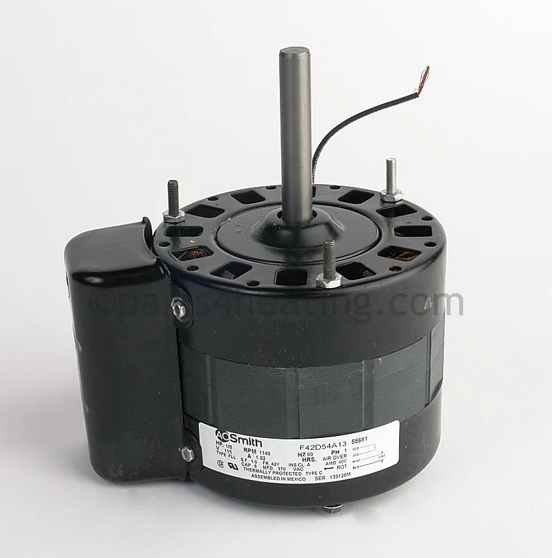 Reznor55681Blower Motor 1/8 HP 115 Volt Single Phase