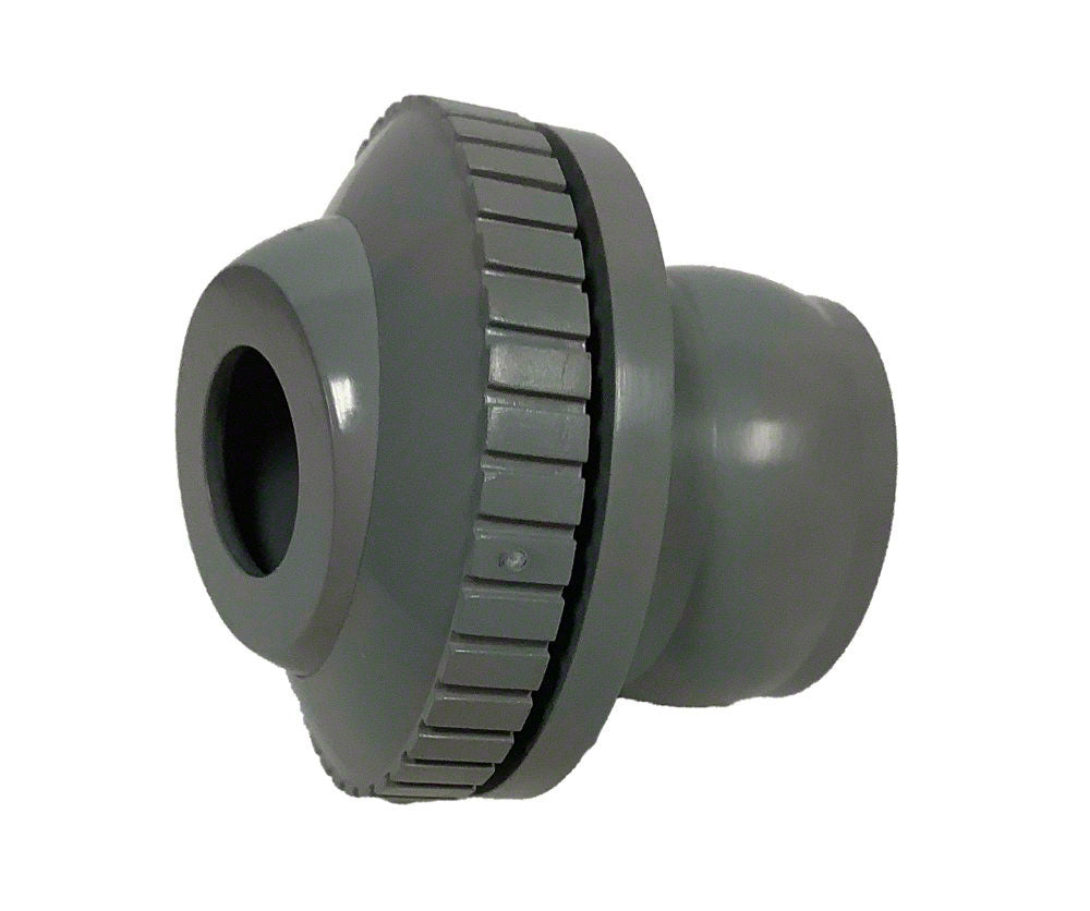 Directional Return Knock-In Fitting - 1-1/2 Inch Slip - 1/2 Inch Opening - Gray