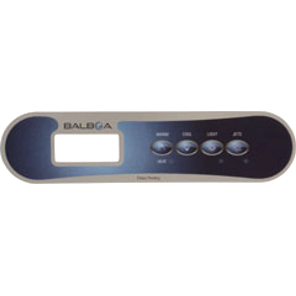 12510 BalboaTopside Overlay, TP400W, 4-Button, LCD